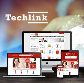 Website công ty phần mềm Techlink