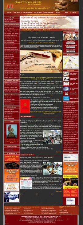 Website tư vấn luật An Việt