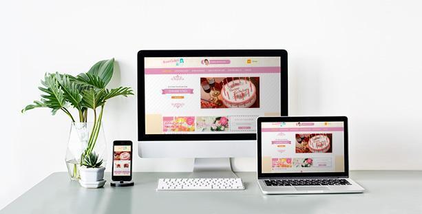 Website cửa hàng bánh ngọt Susie Cakes