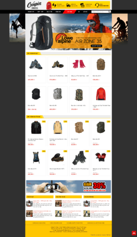 Web về thời trang balo Crispin