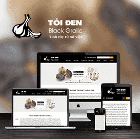 Website giới thiệu tỏi đen