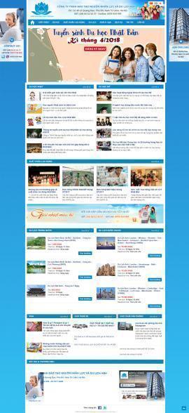 Website đào tạo nhân lực và du lịch ABH