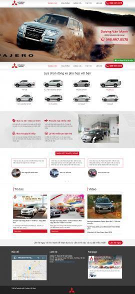 Website bán ô tô Việt Hùng