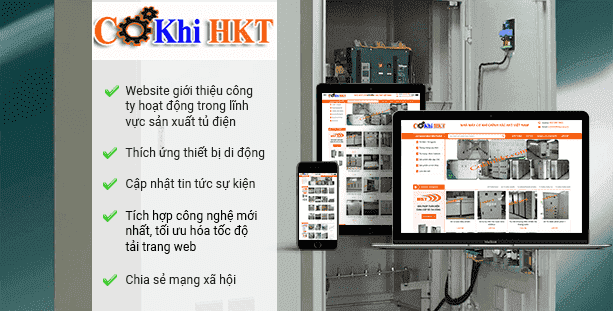 Website  sản xuất tủ điện