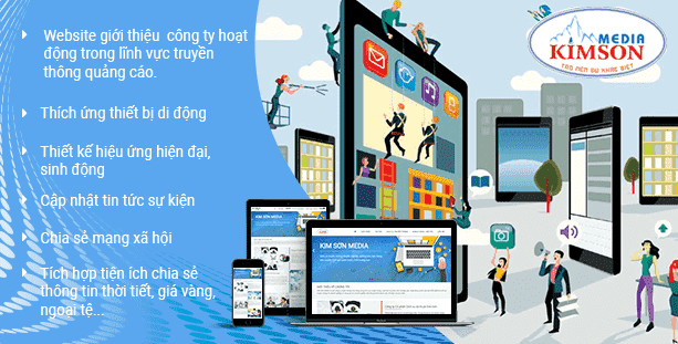 Website truyền thông Kim Sơn Media