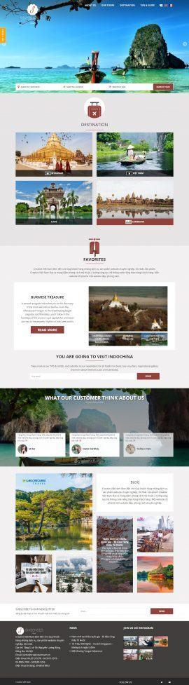 Website Du lịch Sixsenses-travel