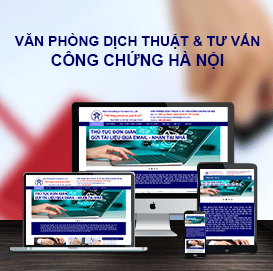 Website Công chứng & Dịch thuật Chuyên nghiệp Hà Nội