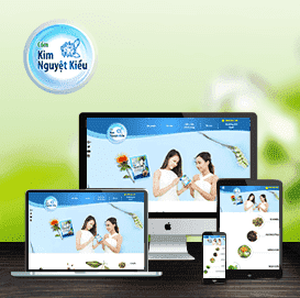 Website Dược phẩm Cốm Kim Nguyệt kiều