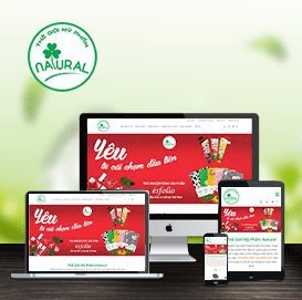 Website Thế giới mỹ phẩm Natural