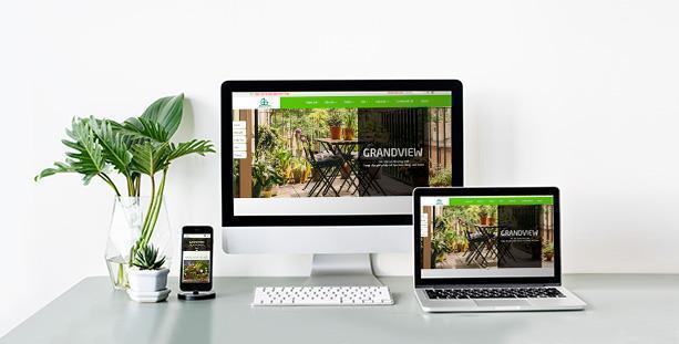 Website sân vườn Grandview