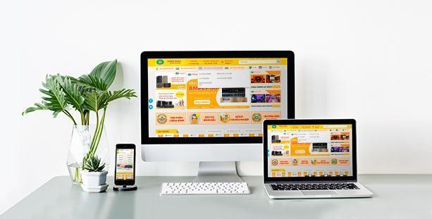 Website kinh doanh thiết bị âm thanh Hoàng Audio