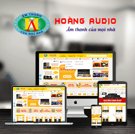 Website kinh doanh thiết bị âm thanh Hoàng Audio