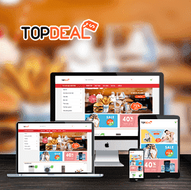 Mẫu website Topdeal