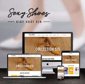 Website cửa hàng giày Sexy Shose