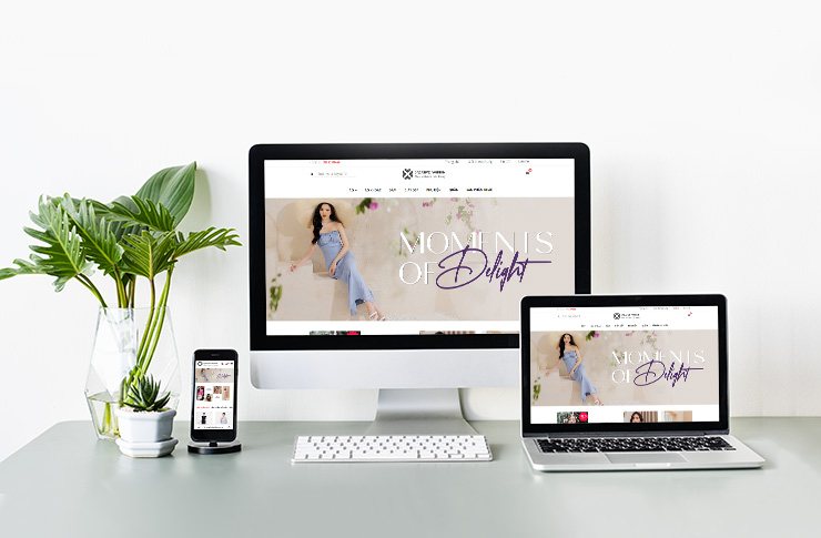 Mẫu web thời trang Creative Fashion