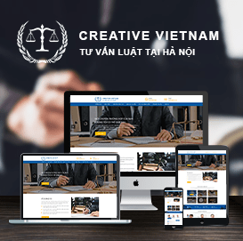 Mẫu website công ty Luật