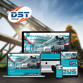 Website công ty xây dựng DST Group