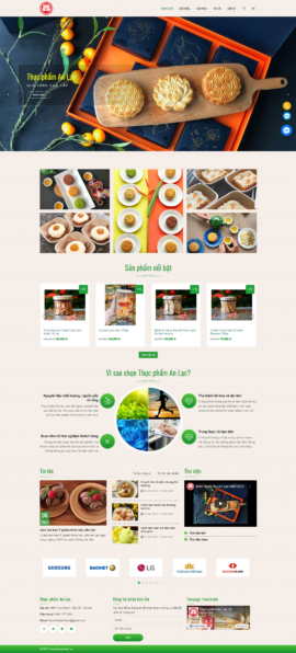 Website thực phẩm An Lạc