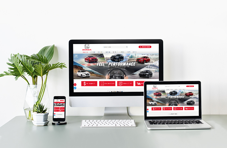 Website Honda Vĩnh Yên