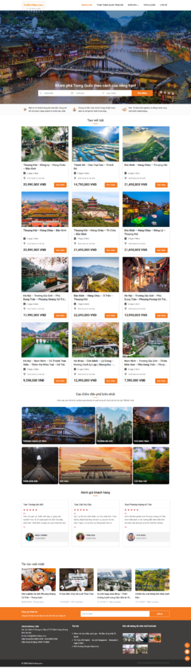 Website du lịch China