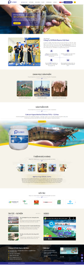 Website Công ty Cổ Phần Plasma Việt Nam