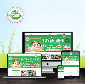 Website trường Mầm non Anhxtanh Bắc Ninh