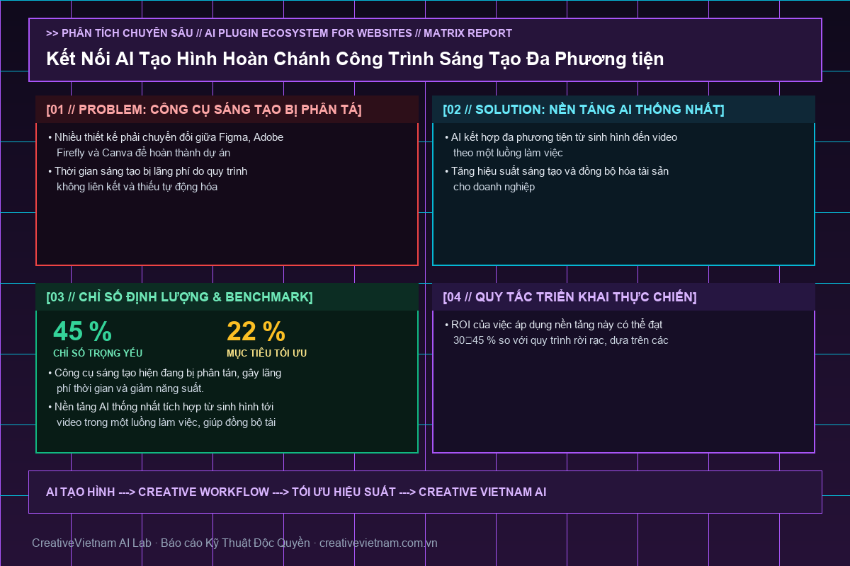 Infographic - Kết Nối AI Tạo Hình Hoàn Chánh Công Trình Sáng Tạo Đa Phương tiện Kết Nối AI Tạo Hình Hoàn Chánh Công Trình Sáng Tạo Đa Phương tiện - Infographic & Key Takeaways