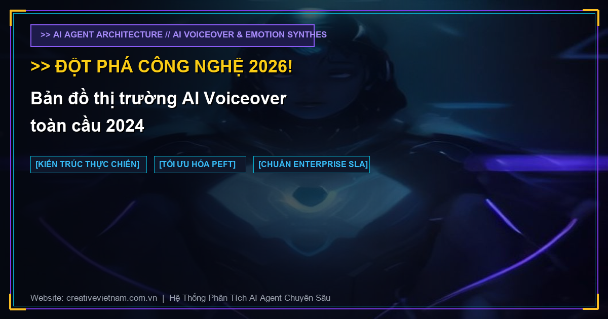 Bản đồ thị trường AI Voiceover toàn cầu 2024