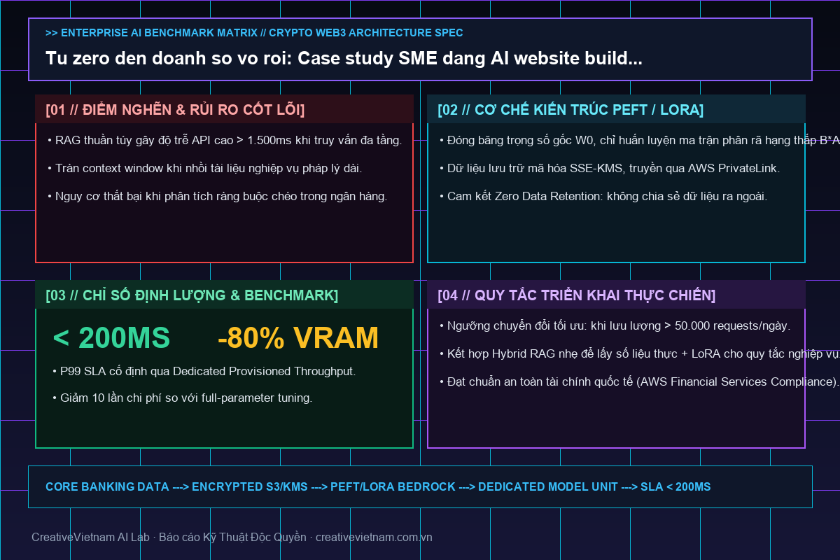Tu zero den doanh so vo roi: Case study SME dang AI website builder triet de - Infographic & Key Takeaways