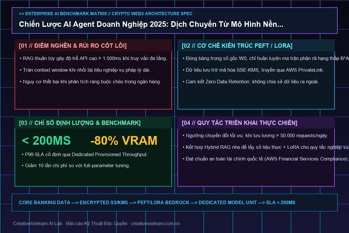 Infographic - Chiến Lược AI Agent Doanh Nghiệp 2025: Dịch Chuyển Từ Mô Hình Nền Tảng Sang Dữ Liệu Tác Nhân Thực Địa Chiến Lược AI Agent Doanh Nghiệp 2025: Dịch Chuyển Từ Mô Hình Nền Tảng Sang Dữ Liệu Tác Nhân Thực Địa - Infographic & Key Takeaways