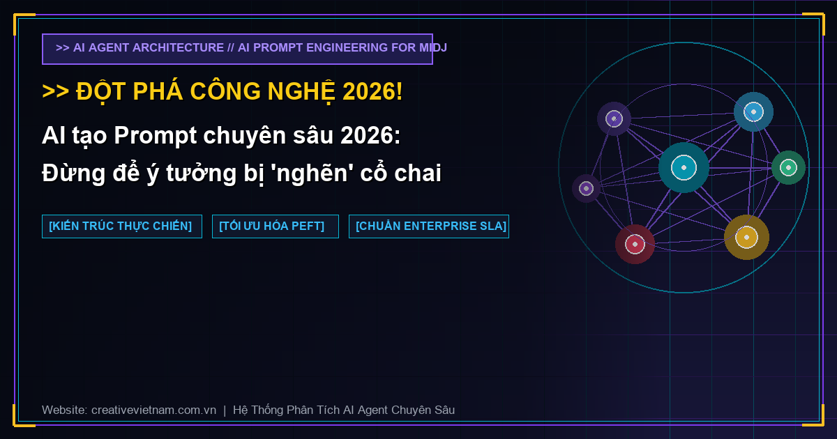 7 AI tạo Prompt chuyên sâu 2026: Đừng để ý tưởng bị 'nghẽn' cổ chai 7 AI tạo Prompt chuyên sâu 2026: Đừng để ý tưởng bị 'nghẽn' cổ chai