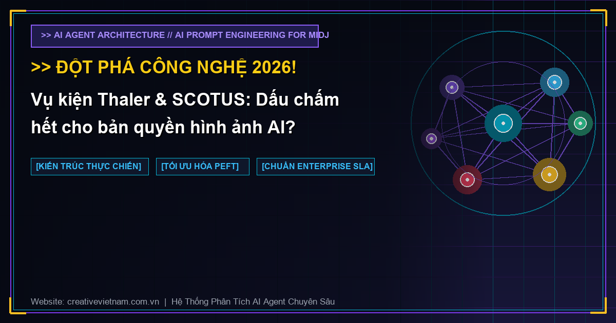 Vụ kiện Thaler & SCOTUS: Dấu chấm hết cho bản quyền hình ảnh AI? Vụ kiện Thaler & SCOTUS: Dấu chấm hết cho bản quyền hình ảnh AI?